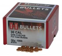 Hornady 7070 Crimp-On Gas Checks 30 Cal Cast Bullets 1000 Per Box - 7070 Hornady 7070 Crimp-On Gas Checks 30 Cal Cast Bullets 1000 Per Box - 7070