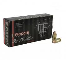 Fiocchi Centerfire 9mmX18mm Ultra Police Metal Case 100 GR 5 - 9X18 Fiocchi Centerfire 9mmX18mm Ultra Police Metal Case 100 GR 5 - 9X18