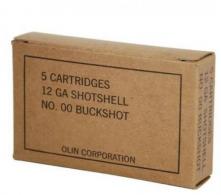 Main product image for Winchester Military Grade Buckshot 12 Gauge Ammo 5 Round Box