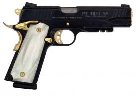 Taurus 38 Super w/Rail 5" Barrel Gold/Blued Finish - 119110138PBG Taurus 38 Super w/Rail 5" Barrel Gold/Blued Finish - 119110138PBG