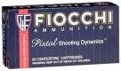 Fiocchi Pistol Shooting Dynamics Hollow Point 40 S&W Ammo 50 Round Box - 40SWC