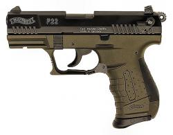 Walther Arms P22 .22lr 3.4" Military OD Green