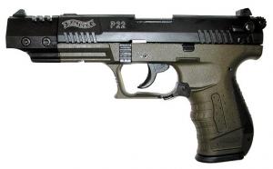Walther Arms P22 .22lr 5" Military OD Green California Approved - CAP22008 Walther Arms P22 .22lr 5" Military OD Green California Approved - CAP22008