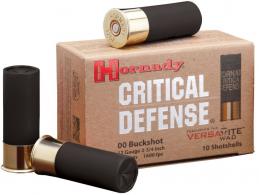 Hornady Critical Defense Buckshot 12 Gauge Ammo 00-buck 10 Round Box - 86240 Hornady Critical Defense Buckshot 12 Gauge Ammo 00-buck 10 Round Box - 86240