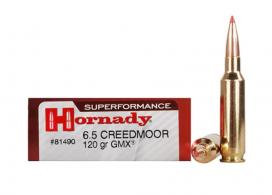 Hornady GMX 6.5 CRD 120gr 20rd box - 81490 Hornady GMX 6.5 CRD 120gr 20rd box - 81490