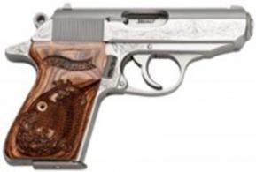Walther Arms PPK/S Engraved 380 ACP 3.35" 7+1 Wood Grips - 150782
