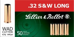 SELLIER & BELLOT 32 Smith & Wesson Long Wad Cutter 1 - V311302U SELLIER & BELLOT 32 Smith & Wesson Long Wad Cutter 1 - V311302U