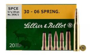 SELLIER & BELLOT .30-06 Springfield SPCE (Soft Point - V331602U
