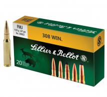 Sellier & Bellot SB308A Rifle 308 Win 147 gr Full Metal Jacket (FMJ) 20 Bx/ 25 Cs - V331402U Sellier & Bellot SB308A Rifle 308 Win 147 gr Full Metal Jacket (FMJ) 20 Bx/ 25 Cs - V331402U
