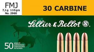 SELLIER & BELLOT 30 Carbine Full Metal Jacket 110 GR - SB30A SELLIER & BELLOT 30 Carbine Full Metal Jacket 110 GR - SB30A