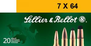SELLIER & BELLOT 7mmX64 Brenneke Soft Point 139 GR 2 - V331102U SELLIER & BELLOT 7mmX64 Brenneke Soft Point 139 GR 2 - V331102U