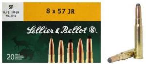 SELLIER & BELLOT 8mmX57 JR Soft Point 196 GR 2329 f - V331762 SELLIER & BELLOT 8mmX57 JR Soft Point 196 GR 2329 f - V331762
