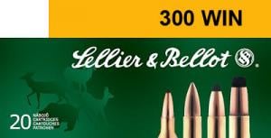 SELLIER & BELLOT 300 Winchester Magnum PTS (Plastic - V332552U
