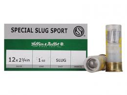 Sellier & Bellot 12GA 2 3/4" 1oz Rifled Slug 25rd box - V051962U Sellier & Bellot 12GA 2 3/4" 1oz Rifled Slug 25rd box - V051962U