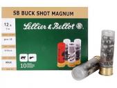 Sellier & Bellot 12ga  3"  #00- Buckshot 10rd box - sb12bsa