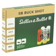 Sellier & Bellot 12 GA 2-3/4" 00-Buck 9-pellet 10rd box - SB12BSJ Sellier & Bellot 12 GA 2-3/4" 00-Buck 9-pellet 10rd box - SB12BSJ