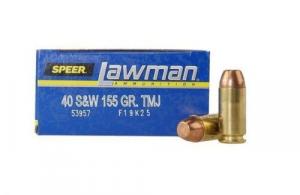 Speer 40 S&W 155 Grain Total Metal Jacket - 53957 Speer 40 S&W 155 Grain Total Metal Jacket - 53957