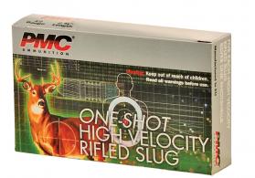 PMC ShotShell "One Shot" HV Rifled Slug 12 ga 2.75" 1 - HV12RS PMC ShotShell "One Shot" HV Rifled Slug 12 ga 2.75" 1 - HV12RS