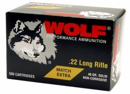 Wolf .22 LR 40-Grain Round-nose (5000 rounds)