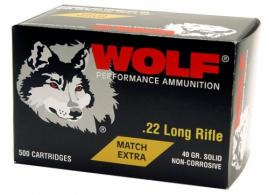 Wolf .22 LR 40-Grain Round-nose (5000 rounds) - 22XTRA Wolf .22 LR 40-Grain Round-nose (5000 rounds) - 22XTRA