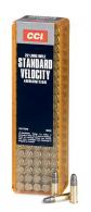 Main product image for CCI Standard Velocity Lead Round Nose 22 Long Rifle Ammo 100 Round Box