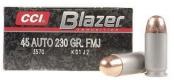 Main product image for CCI Blazer  45 ACP 230 Grain Full Metal Jacket 50rd box
