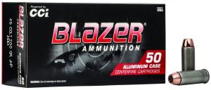CCI Blazer 45 Long Colt 200 Grain Jacketed Hollow Point 50rd box - 3584 CCI Blazer 45 Long Colt 200 Grain Jacketed Hollow Point 50rd box - 3584