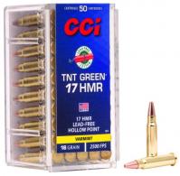 CCI .17 HMR .17 HMR  Lead Free Hollow P