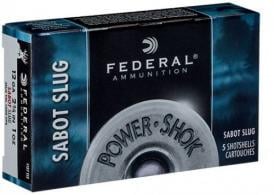 Federal Power-Shok  Sabot Slug 20ga Ammo  2.75"  7/8oz  5rd box