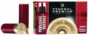 Federal Premium Personal Defense 12 GA 2.75" 9 Pellet 00-buck 5rd box - PD13200 Federal Premium Personal Defense 12 GA 2.75" 9 Pellet 00-buck 5rd box - PD13200