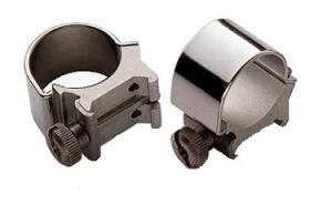 Weaver Mounts Top Mount Scope Ring Set Quick Detach For Rifle High 1" Tube Silver Steel - 49033 Weaver Mounts Top Mount Scope Ring Set Quick Detach For Rifle High 1" Tube Silver Steel - 49033