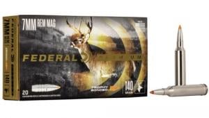 Main product image for Federal Vital-Shok Trophy Bonded Tip 20RD 140gr 7mm Rem Magnum