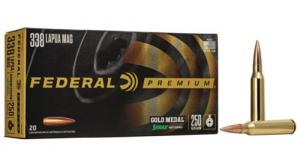 Federal Gold Medal Sierra MatchKing BTHP 20RD 250gr .338 LAP