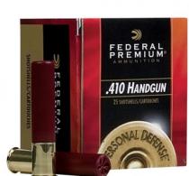 Federal Personal Defense 410ga 3" 5P-000 Buckshot 20rd box - PD413JGE000 Federal Personal Defense 410ga 3" 5P-000 Buckshot 20rd box - PD413JGE000