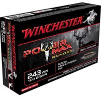 Winchester Ammo Super X 243 Winchester Power Max Bonded 100 - X2432BP