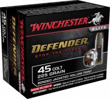 Winchester Supreme Elite 45 Long Colt 225gr PDX1 JHP 20rd box - S45CPDB