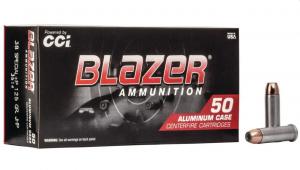 CCI Blazer 38 Special+ P 125gr Jacketed Hollow Point 50 Round Box - 3514 CCI Blazer 38 Special+ P 125gr Jacketed Hollow Point 50 Round Box - 3514