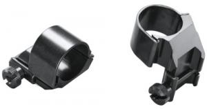 Weaver Mounts 49061 Detachable Top Mount Dual Extension Rings Black 1" High - 27