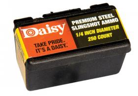 Daisy Slingshot Ammo Black .25 250pk - 8114 Daisy Slingshot Ammo Black .25 250pk - 8114
