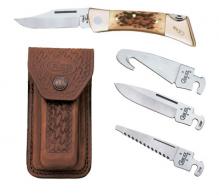 Case XX Folder Stainless Drop Point/Saw/Gut Hook/Clip Blade - 00110