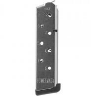 Chip McCormick Stainless Steel Power Mag+ 1911 45ACP 8rd Magazin - 12131 Chip McCormick Stainless Steel Power Mag+ 1911 45ACP 8rd Magazin - 12131