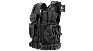 Barska VX-200 Tactical Vest Polyester One Size Fits Most Black - BI12018