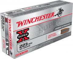 Winchester Super X Jacketed Soft Point 223 Remington Ammo 55 gr 20 Round Box - X223R Winchester Super X Jacketed Soft Point 223 Remington Ammo 55 gr 20 Round Box - X223R