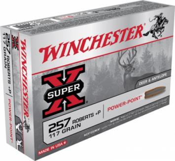 Winchester Super-X  257 Roberts + P 117 Grain Power Point 20rd box
