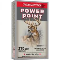 Winchester Super X Power-Point Soft Point 270 Winchester Ammo 20 Round Box - X2705