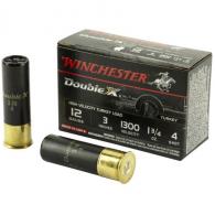Winchester Double X High Velocity 12 Gauge Ammo 3" #4 Shot 10 Round Box - STH1234 Winchester Double X High Velocity 12 Gauge Ammo 3" #4 Shot 10 Round Box - STH1234