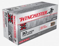 Winchester 30 Carbine 110 Grain Hollow Soft Point