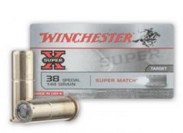 Winchester .38 Spc 148 Grain Lead Wadcutter - X38SMRP Winchester .38 Spc 148 Grain Lead Wadcutter - X38SMRP