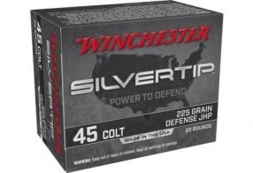 Winchester 45 Long Colt 225 Grain Silvertip Hollow Point - X45CSHP2