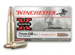 Winchester 7mm-08 Remington 140 Grain Power-Point